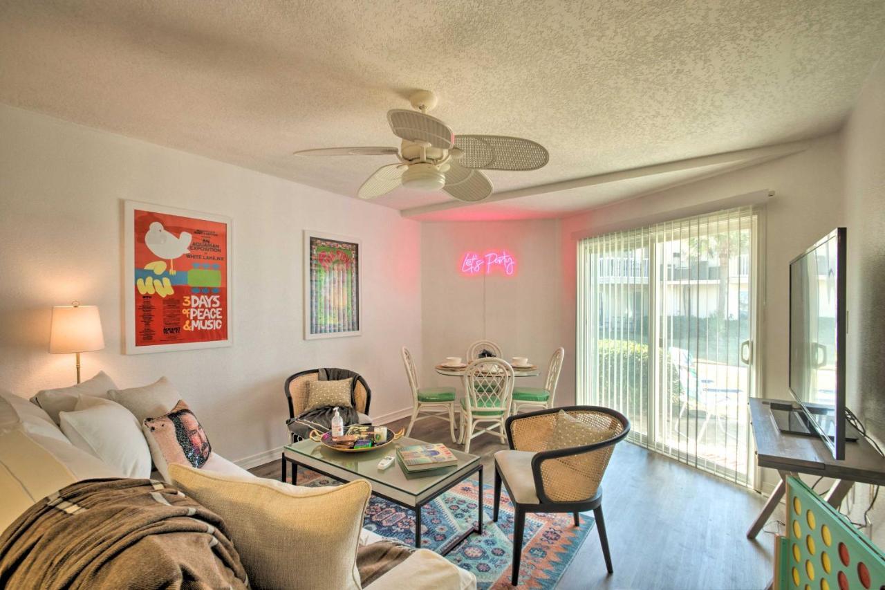 Eco-Bungalow Condo Pensacola Beach Access! Bagian luar foto